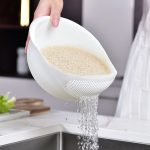 Plastic Drain Basket Filter, Rice Bowl