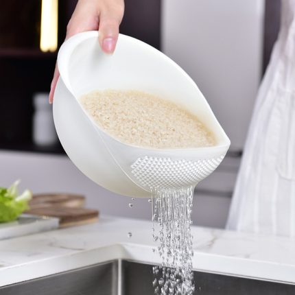Plastic Drain Basket Filter, Rice Bowl